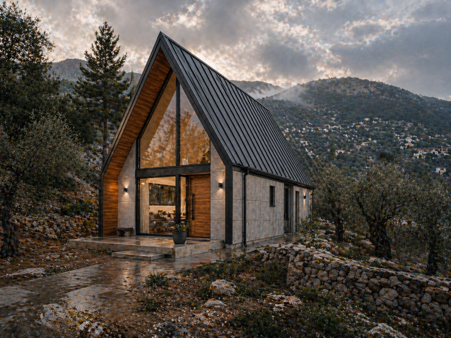 Modern outdoor prefab structure